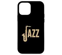 Jazz Sassofono Lettera Jazz Musicisti Sax Music Lovers Custodia per iPhone 12 mini
