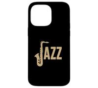 Jazz Sassofono Lettera Jazz Musicisti Sax Music Lovers Custodia per iPhone 14 Pro Max