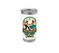 JAZZ STEPS CLUB Swing Danza Ritmo Coppia Bicchiere termico in acciaio inox doppia parete