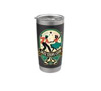 JAZZ STEPS CLUB Swing Danza Ritmo Coppia Bicchiere termico in acciaio inox doppia parete