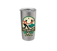 JAZZ STEPS CLUB Swing Danza Ritmo Coppia Bicchiere termico in acciaio inox doppia parete