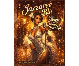 JAZZAREE BLU: A Jazz Era Coloring Book for Adults