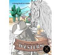 Jazzy Harmony Grayscale coloring WESTERN coloring book for adults (Tascabile)