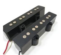 JB - Set di pickup per basso elettrico (Neck 92/Bridge 95), con magnete in ceramica a 4 corde, opzioni di copertura aperta/chiusa (estremità aperta)