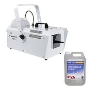 JB Systems Yeti - Macchina da neve grande, 1200 W, ad alta potenza, con telecomando senza fili DMX + liquido neve da 5 l