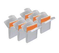 JB White 48 pezzi Filtro cerume per apparecchi acustici compatibili con gli apparecchi Starkey Hear Clear e Kind evo/evoR | Filtro cerume altezza: 1,5 mm | diametro 1,7 mm, arancione