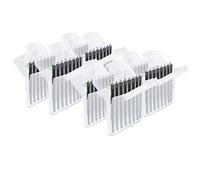 JB White 64x filtro per cerume per apparecchi acustici protezioni filtro di ricambio per cerume compatibile con Widex Nanocare | Oticon ProWax MiniFit | Phonak Cerustop Wax Guards | Resound (Ø 1,3mm)