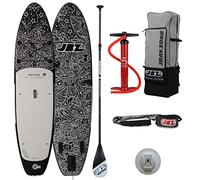 JBAY.ZONE FRA! Special Edition, Tavola Stand Up Paddle Gonfiabile per Principianti, Doppio Strato di PVC Fusion, Pompa a Doppia Azione, Pagaia Regolabile e Borsa Incluse, Fino a 145kg, 320x81x15 cm