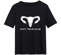 JBBKZ disc Men's Abortion Rights Feminism Women Casual Tee Rights PRO Choice Female Summer Casual Short-Sleev Tee Ropa Mujer T-Shirts Black 3XL