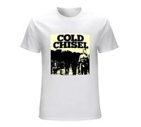 JBBKZ disc Men's Cold Chisel First Album Cover On T-Shirts White L