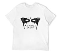 JBBKZ disc Men's Lexa Fight Is Over The Nightblood Tattoo 100 Hundred Clark Symbol T-Shirts White S