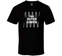 JBBKZ disc Men's The Outer Limits TV Show 1 T Shirt Black XXL