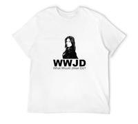 JBBKZ disc Men's What Would Jillian Do Biggest Loser Michaels T-Shirts White S