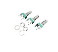 JBBQCEVHT Potenziometro Regolabile di precisione da 100 Pezzi R09 RK09 B1K B1M B10K B20K B50K B100K B500K 15MM RK097N Interruttore Singolo Curvo Verticale(B1k)