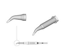 JBC C115105 - Punta per saldare, conica, curva, diametro: 0,3 mm