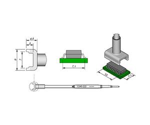 JBC C245222 SMD dissaldante punta per T245
