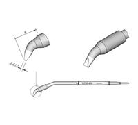 JBC C250408 punta per saldare in alluminio per 2 a, scalpello