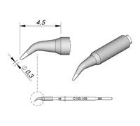 JBC Tools C115105 Punta di saldatura Forma tonda, curva Dimensione punta 0.3 mm
