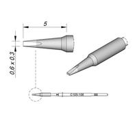 JBC Tools C115108 Punta di saldatura Forma a scalpello, dritta Dimensione punta