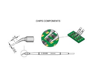 JBC Tools C120006 Punta dissaldante curva Dimensione punta 0.5 mm Contenuto 1