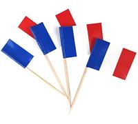 JBCD 200 pz bandiere cupcake topper (Francia)