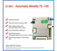 JBD Smart BMS 24V 36V 48V 20A 30A 40A 50A 7S 8S 9S 10S 11S 12S 13S 14S Built-In