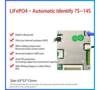 JBD Smart BMS 24V 36V 48V 20A 30A 40A 50A 7S 8S 9S 10S 11S 12S 13S 14S Built-In