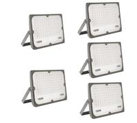 JBdusn 100W Faretto LED da Esterno, 5pcs IP66 Impermeabile Fari LED da Esterno Faretti a LED da Esterno, 6500K Faro LED Proiettore LED per esterni lampada LED per giardino, balcone, garage