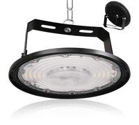 JBdusn 200W Faretto LED UFO Industriale, 6500K UFO Lampada da Officina Industriale con staffa, Super Luminoso 252 LEDs High Bay Light UFO Plafoniera LED per Garage, Magazzini, Stadio Coperto