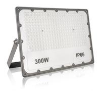 JBdusn 300W Faretto LED, IP66 Impermeabile Fari LED da Esterno Faretti a LED da Esterno, 6500K Bianca Fredda Faro LED Proiettore per esterni lampada LED per giardino, balcone, garage