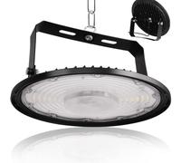 JBdusn 300W Faretto LED UFO Industriale, 6500K UFO Lampada da Officina Industriale con staffa, Super Luminoso 360 LEDs High Bay Light UFO Plafoniera LED per Garage, Magazzini, Stadio Coperto