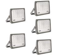 JBdusn 30W Faretto LED da Esterno, 5pcs IP66 Impermeabile Fari LED da Esterno Faretti a LED da Esterno, 6500K Faro LED Proiettore LED per esterni lampada LED per giardino, balcone, garage