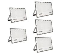 JBdusn 400W Faretto LED da Esterno, 5pcs IP66 Impermeabile Fari LED da Esterno Faretti a LED da Esterno, 6500K Faro LED Proiettore LED per esterni lampada LED per giardino, balcone, garage
