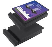 JBER Confezione da 2 cuscinetti isolanti acustici, in schiuma ad alta densità, adatti per altoparlanti da 15-20 cm, per migliorare il suono, prevenire le vibrazioni (33 x 26 x 4,6 cm)