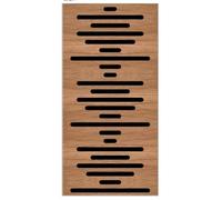 JBER Confezione da 4 pannelli acustici in schiuma, autoadesivi, insonorizzanti per pareti, 3D perforati a tre strati, in fibra di poliestere, pannelli decorativi da parete per studi di registrazione