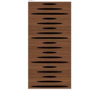 JBER Confezione da 4 pannelli acustici in schiuma, autoadesivi, insonorizzanti per pareti, 3D perforati a tre strati, in fibra di poliestere, pannelli decorativi da parete per studio di registrazione