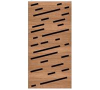 JBER Confezione da 4 pannelli acustici in schiuma, autoadesivi, insonorizzanti per pareti, 3D perforati a tre strati, in fibra di poliestere, pannelli decorativi da parete per studi di registrazione