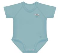 Jbimbi Body 0-36mesi Mezze Maniche Caldo Cotone Biologico Azzurro