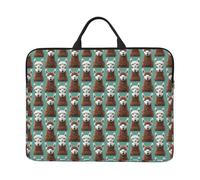 JBJGKHLP Alpaca Llama Stampa 14 Pollice Del Computer Portatile Del Manicotto Del Computer Borsa Per La Scuola Ufficio Vi