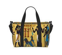 JBJGKHLP Antico Egitto Tribe Serie Stampa Versatile Borsa A Mano Per Uomo Donna Leggero Moda Weekend Viaggio Tote Palestra Waterprooff