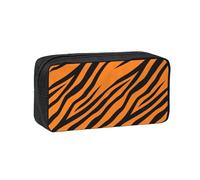 JBJGKHLP Astuccio per penne semplice e spazioso con stampa leopardata arancione tigre per ufficio cancelleria organizer custodia leggera penne