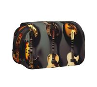 JBJGKHLP Astuccio versatile con stampa di chitarra, grande capacità, per trucchi, articoli da toeletta, viaggi, ufficio