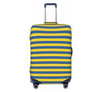 JBJGKHLP Bandiera dell'Ucraina Stampa Valigia Universale Elastico Bagagli Protector Impermeabile Viaggio Vacanza di Lavoro, Nero , S, Bagaglio a mano