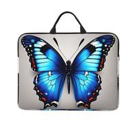 JBJGKHLP Blu Farfalla Stampa 14 Pollice Custodia Del Computer Portatile Del Manicotto Del Computer Borsa Per La Scuola