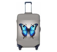 JBJGKHLP Blue Butterfly Print - Valigia elastica universale per bagagli, impermeabile, per viaggi d'affari e vacanze, Nero , S, Bagaglio a mano