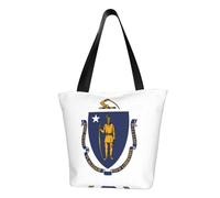 JBJGKHLP Borsa a tracolla da donna con bandiera dello stato del Massachusetts, alla moda, leggera, casual, per lo shopping quotidiano, da viaggio