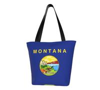 JBJGKHLP Borsa a tracolla da donna con bandiera dello stato del Montana alla moda leggera casual shopping quotidiano borsa da viaggio