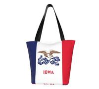 JBJGKHLP Borsa a tracolla da donna con bandiera dello Stato dell'Iowa, alla moda, leggera, casual, per lo shopping quotidiano, da viaggio
