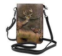 JBJGKHLP Borsa a tracolla da donna con stampa a caccia di cervi, elegante borsa per telefono per viaggi, uso quotidiano, idea regalo per pendolarismo