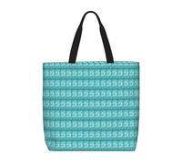 JBJGKHLP Borsa a tracolla unisex con stampa a farfalla azzurra extra large riutilizzabile ecologica